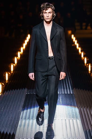 prada collezione moda autunno inverno 2018-2019|prada men's clothing.